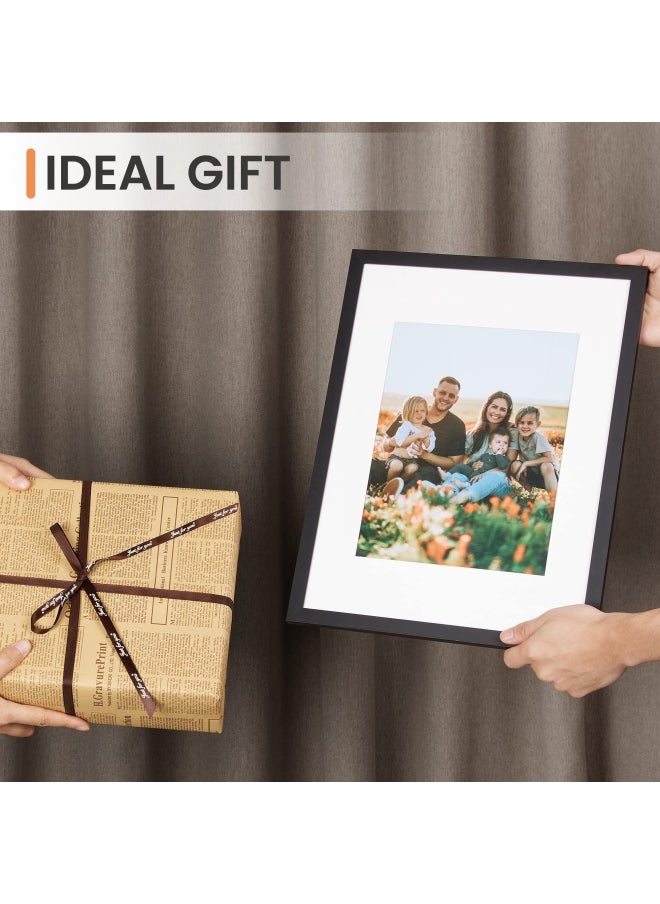 12x16 Picture Frame Set of 5 Display Pictures 8.5x11 with Mat or 12x16 Without Mat Wall Gallery Photo Frames Black - pzsku/Z48CEC896A990651C8C76Z/45/_/1720589029/e8376730-cb74-4fff-b832-48407fb34b37