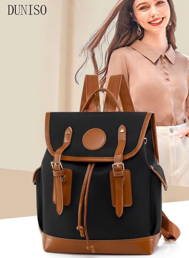 DUNISO Women's Backpack Fashionable Travel Backpack For Women Large Capacity School Backpack Shoulder Bag with Drawstring For College Girls Students - Image 1