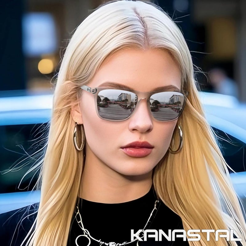 الكنديين نظارات شمسية مستقطبة من KANASTAL للرجال والنساء، نظارات شمسية رياضية مربعة كلاس��كية للقيادة، ظلال موضة للنساء مع حماية UV400 لأنشطة صيد الأسماك وركوب الدراجات في الهواء الطلق - Image 3