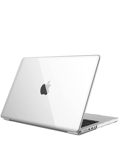 Case for MacBook Air 13 Inch A2337 (M1) / A2179 / A1932 (2021 2020 2019 2018 Release) - Snap On Hard Shell Case Cover for New MacBook Air 13 Retina Display with Touch ID, Crystal Clear