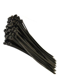 Generic Cable Ties 140mm x 2.5mm Strong and Durable Zip Ties for Electrical, Networking, and Home Use, Black Colour Pack of 100 Ties 
