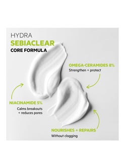 SVR SVR Sebiaclear Moisturizing Face Cream - Niacinamide, Hyaluronic Acid and Ceramides - Soothing Moisturizer for 48h of Hydration - Reduces the appearance of marks - For Oily Sensitive Skin, 1.4 oz.  - Image 2