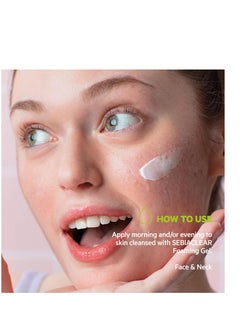 SVR SVR Sebiaclear Moisturizing Face Cream - Niacinamide, Hyaluronic Acid and Ceramides - Soothing Moisturizer for 48h of Hydration - Reduces the appearance of marks - For Oily Sensitive Skin, 1.4 oz.  - Image 5