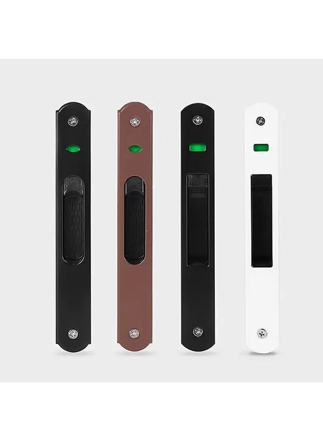 Gray Double Sided Zinc Alloy Door Window Lock Anti Theft Heavy Duty No Battery Needed - Image 5