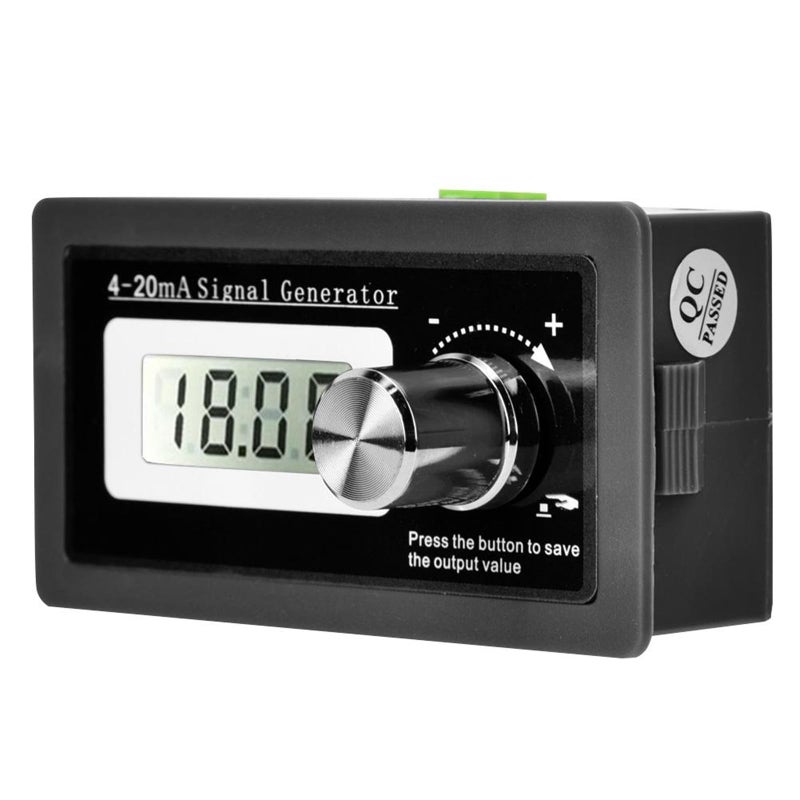 Jadeshay مولد إشارة حلقة تيار ثنائية الأسلاك Jadeshay 4-20mA مع شاشة LCD، مدى موسع 3-21mA، دقة 0.5% لاختبار معايرة المحولات، PLC والتحكم الصناعي، مشفر دوار، تخزين الذاكرة - Image 1