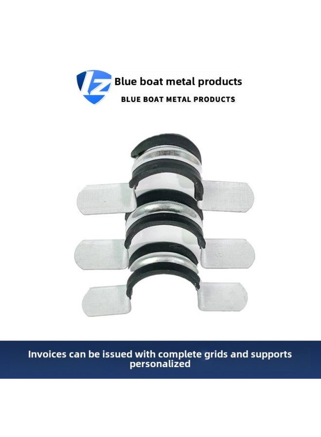 Manufacturer Non-Porous Saddle Card Pipe Fixed Pipe Card U-Shaped Saddle Card Non-Porous Rubber Saddle Card-Specification Model:16 Without Rubber (100 Pieces Per Bag)  - Image 3