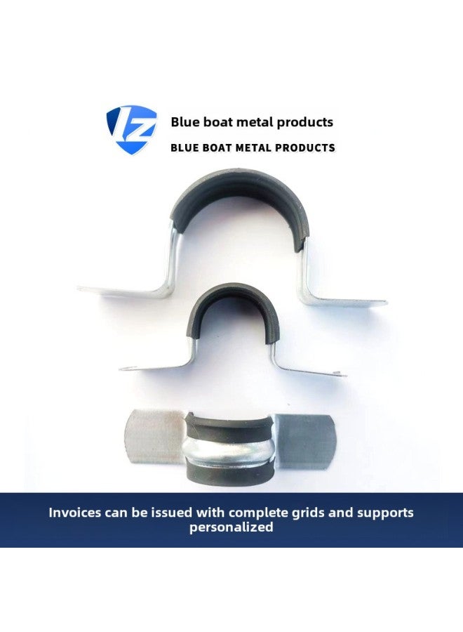 Manufacturer Non-Porous Saddle Card Pipe Fixed Pipe Card U-Shaped Saddle Card Non-Porous Rubber Saddle Card-Specification Model:16 Without Rubber (100 Pieces Per Bag)  - Image 4