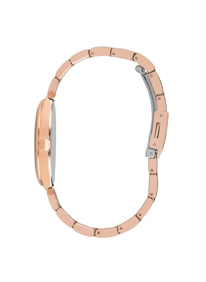 لي كوبر Lee Cooper LC07440.420 Women's Analog Display Watch & Metal Strap Rose Gold