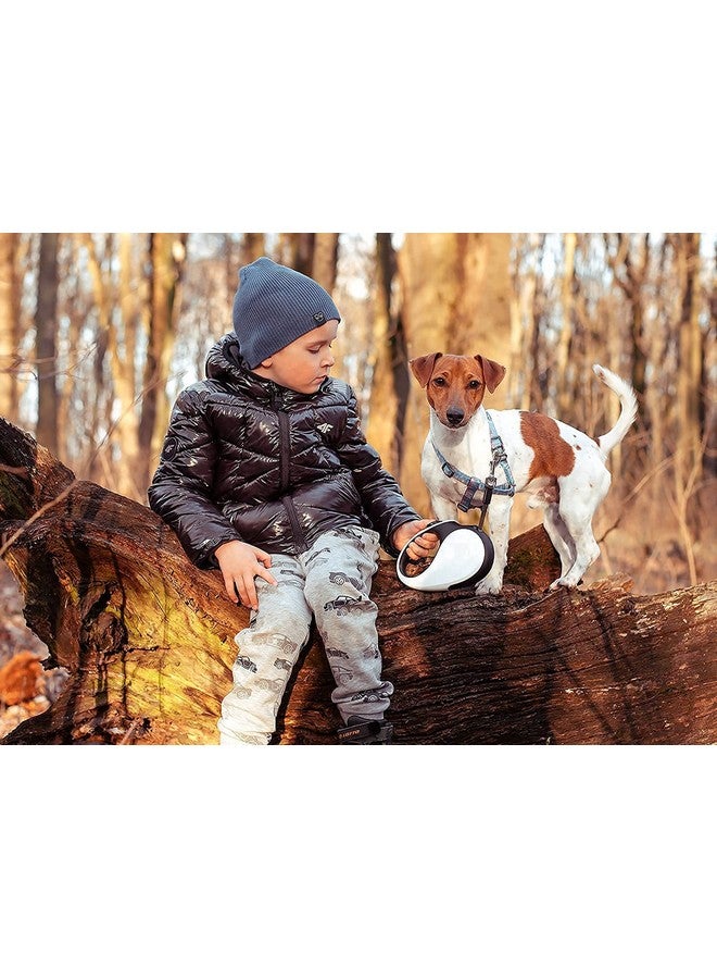 Pets Empire 360° Tangle-Free Retractable Dog Leash | Heavy Duty 16 ft Training Leash for Pets with Anti-Slip Handle | Strong Nylon Tape & One-Handed Brake Pause Lock for Large Dogs - Multicolor - Image 2