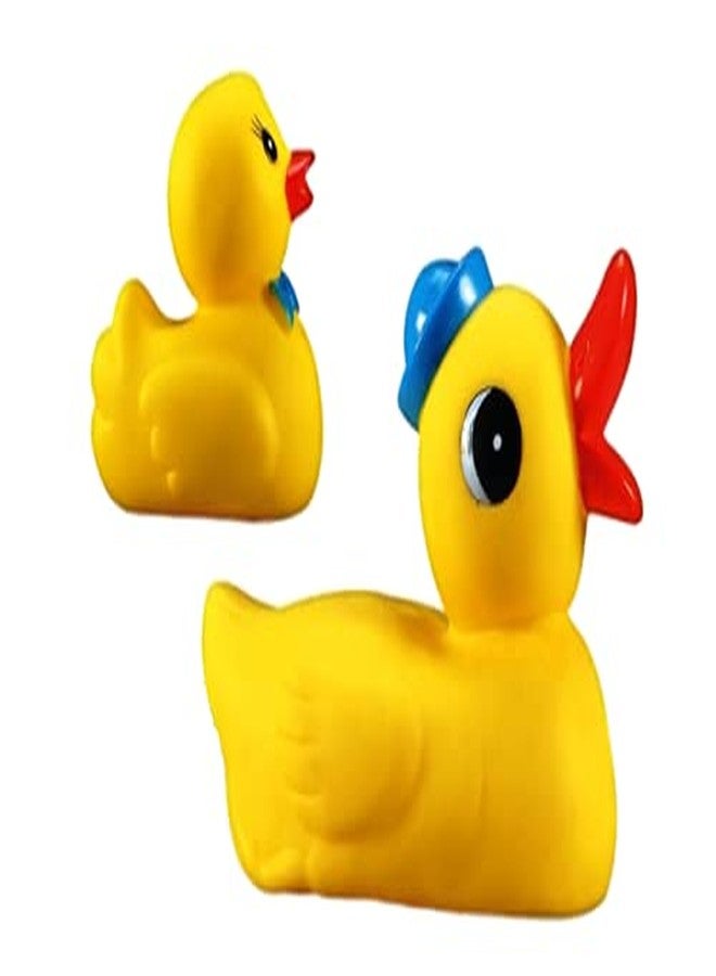 Quasar Duck Toys Bath Tub Chu Chu Bath Baby Made in Safe Non-Toxic Rattle for New Born Baby Children Infant Products Best for Baby First Toys (Multicolor) - Image 2