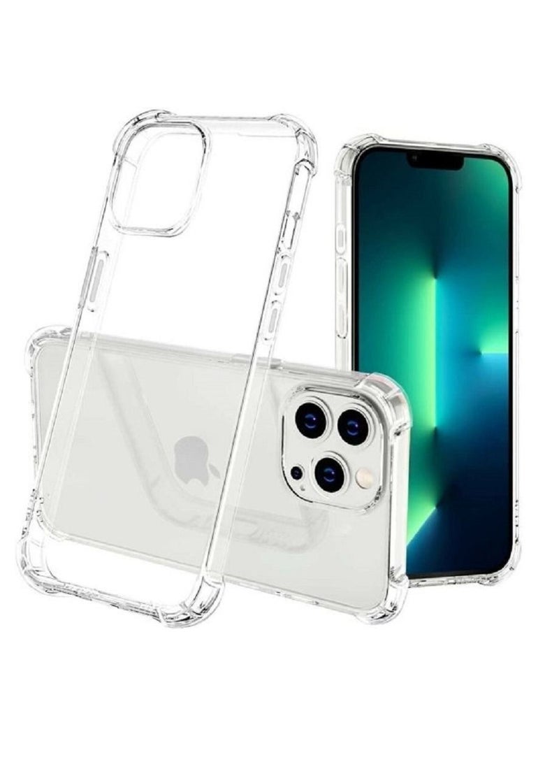 iPhone 12 Pro Max Clear Case Shockproof Reinforced Corners Transparent Soft Ultra Slim TPU Back Cover 6.5 inch - Image 2