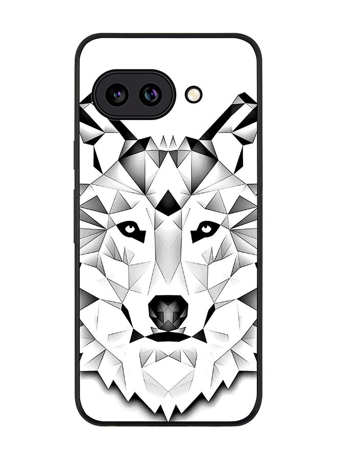For Google Pixel 9a Case,Slim fit Camera Protection, Shockproof Thin Phone cover  - Poly Wolf