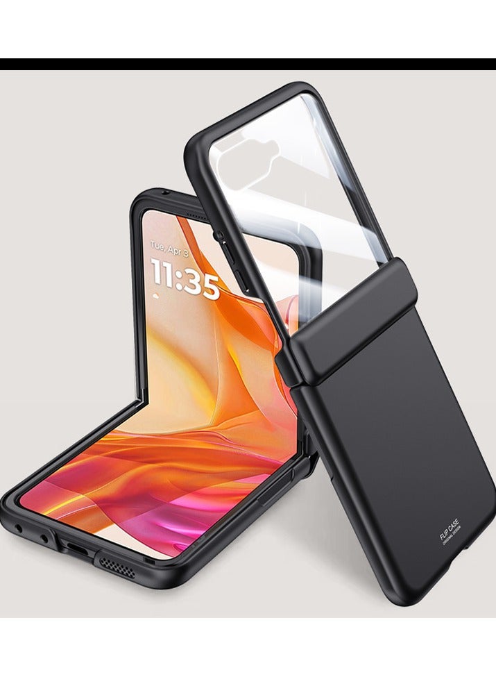 general Case for Motorola Razr 50 Ultra（2024）,Durable Anti-fingerprint Shockproof Screen Protector,Foldable Cover with Hinge Protection - Image 1