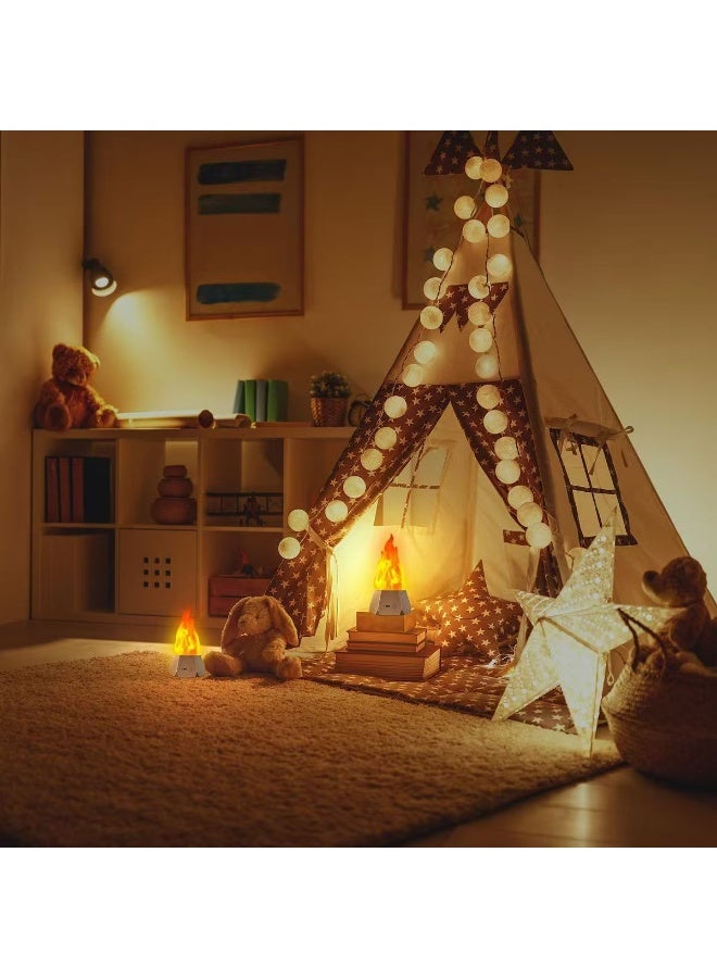 SKT Shiketro Flame lamp with three modes for outdoor camping decorations and indoor mood lighting - Image 5