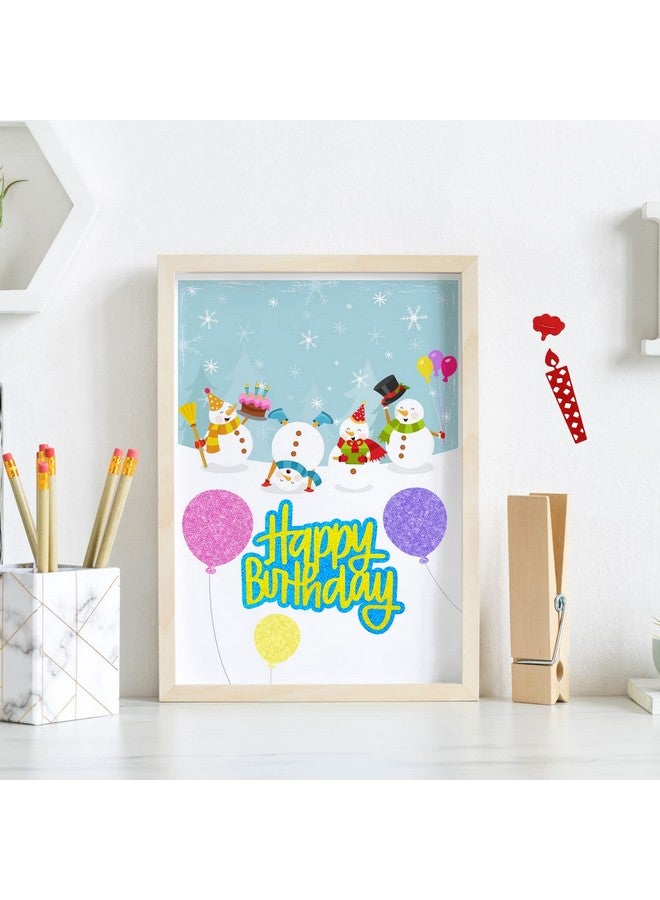 MIKIMIQI 2 Pack Birthday Metal Cutting Dies Stencils Mikimiqi Diy Craft Metal Scrapbooking Dies Cuts Happy Birthday Balloon Embossing Stencils Template For Card Making Scrapbooking Craft Paper Decor - Image 3