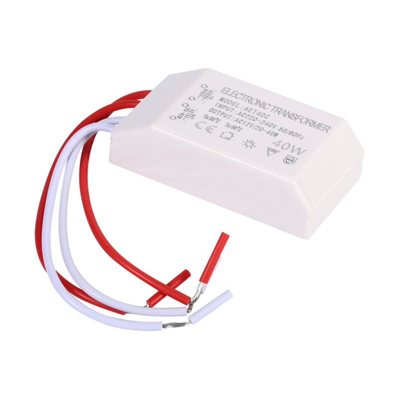 Halogen Lamp Power Supply: AC 220V To 12V Compact Transformer - CE Approved Safe Durable Driver for Home Lighting Kitchen Cabinet Display Case Projects - Image 2