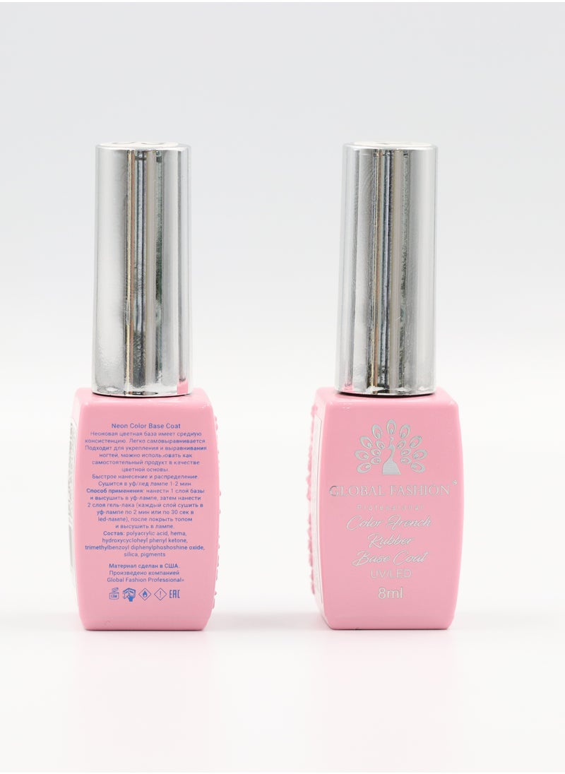 GLOBAL FASHION - GLOBAL FASHION-POTAL RUBBER BASE COAT-8ML (12) - Image 1