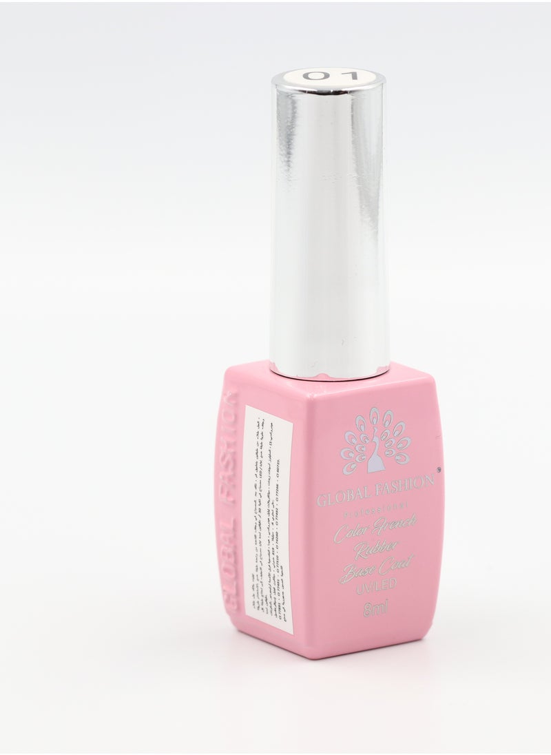 GLOBAL FASHION GLOBAL FASHION-POTAL RUBBER BASE COAT-8ML (12)  - Image 4
