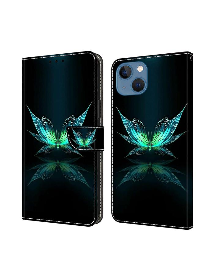 Zaboon Case For iPhone 13 / 14 Crystal 3D Shockproof Protective Leather Phone Case - Image 1