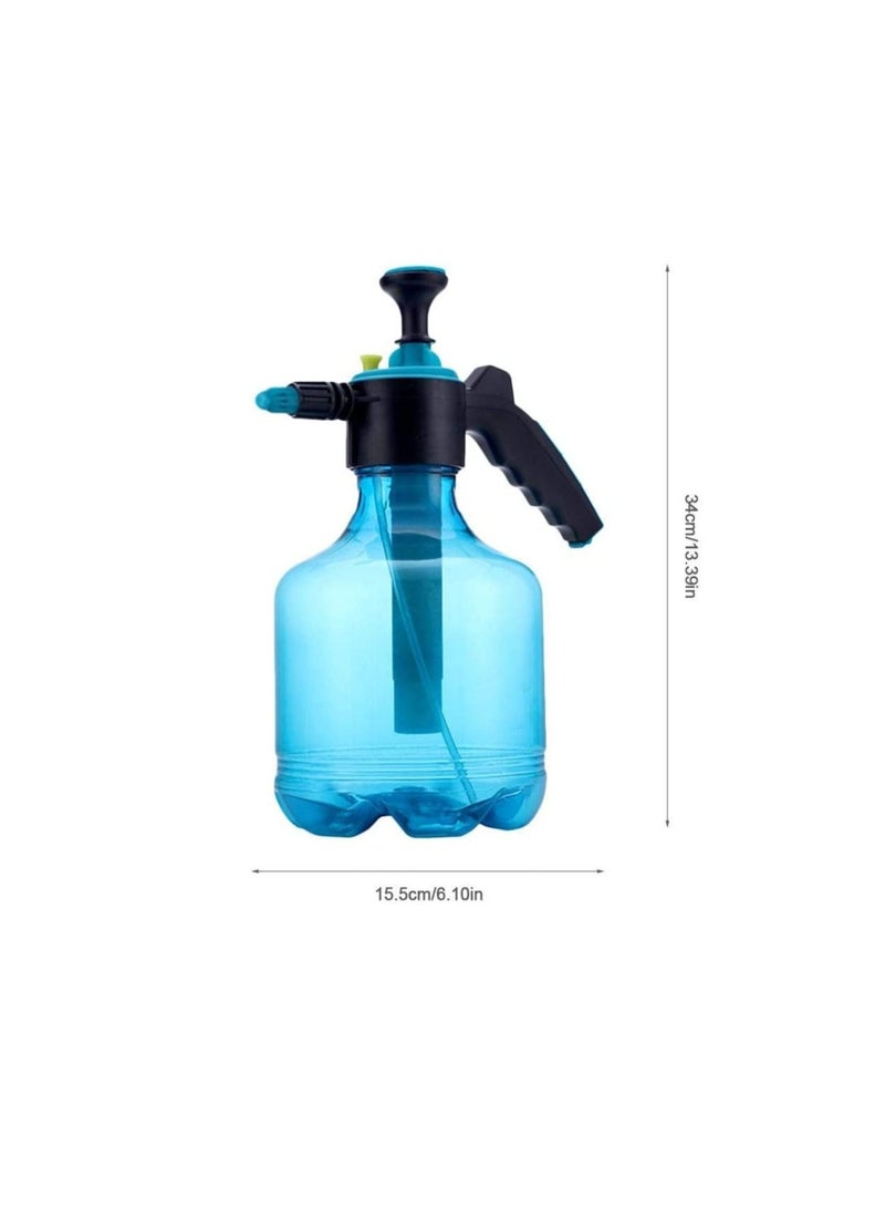 AIWANTO AIWANTO 3L Hand-Held Pressure Water Sprayer Portable Garden Spray Bottle Kettle Plant Flowers Watering Can Pressurized Sprayer Household Office Gardening Tools (Blue)  - Image 2