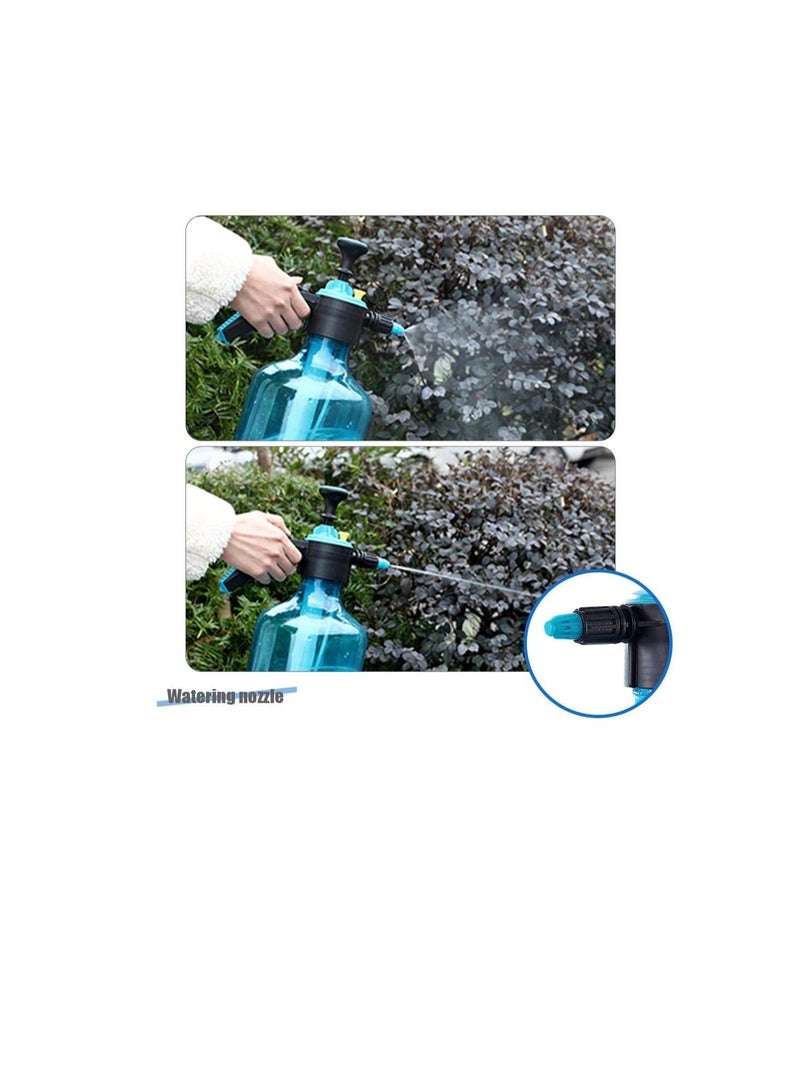 AIWANTO AIWANTO 3L Hand-Held Pressure Water Sprayer Portable Garden Spray Bottle Kettle Plant Flowers Watering Can Pressurized Sprayer Household Office Gardening Tools (Blue)  - Image 3