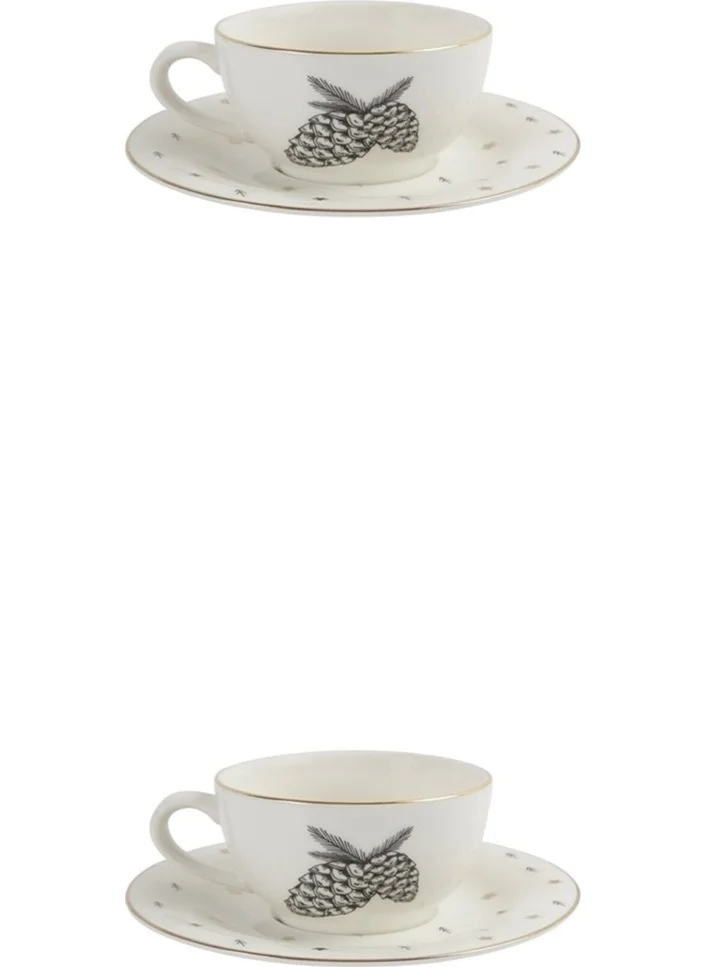 Porland Forest Teacup with Saucer 215cc 2-Piece 04LFH000460