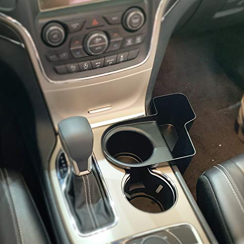 JeCar صندوق تخزين عصا التروس JeCar لنقل الحركة اليدوي، صينية تخزين جانبية، ملحقات داخلية لجيب جراند شيروكي WK2 من 2011-2019، أسود - Image 4