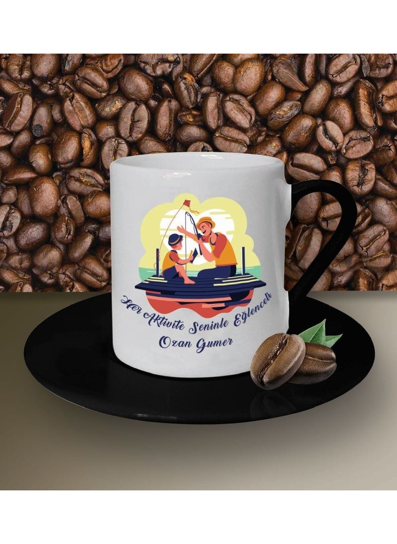 Hediye Zengini Gift Rich, Personalized, Every Activity is Fun with You, Themed Black Coffee Cup 
