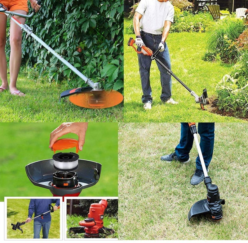 Lucky Seven AF100 Replacement Spool for Black and Decker AF-100-3ZP AF-100-BKP,30-Foot,0.065-Inch,(AF-1003ZP) fits GH900 GH600 GH610 String Trimmer 30ft 0.065" Trimmer Line Replacement Spool Refills (12 + 2 ) - Image 2