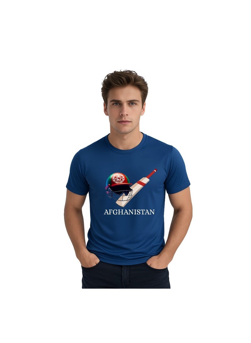 PRINTSHOP4ME Afghanistan Cricket Dry Fit T-Shirt For Men | Lightweight Half Sleeve Round Neck Jersey | Ideal For Sports,Training & Casual Wear - Image 1