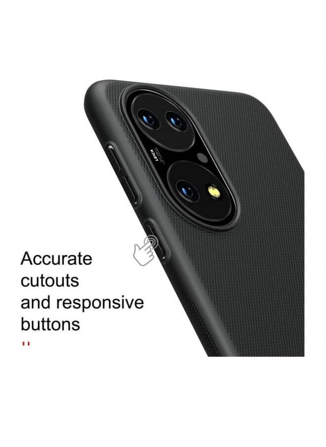 Nillkin Super Frosted Shield Hard Back Case Cover For Huawei P50 Black  - Image 2