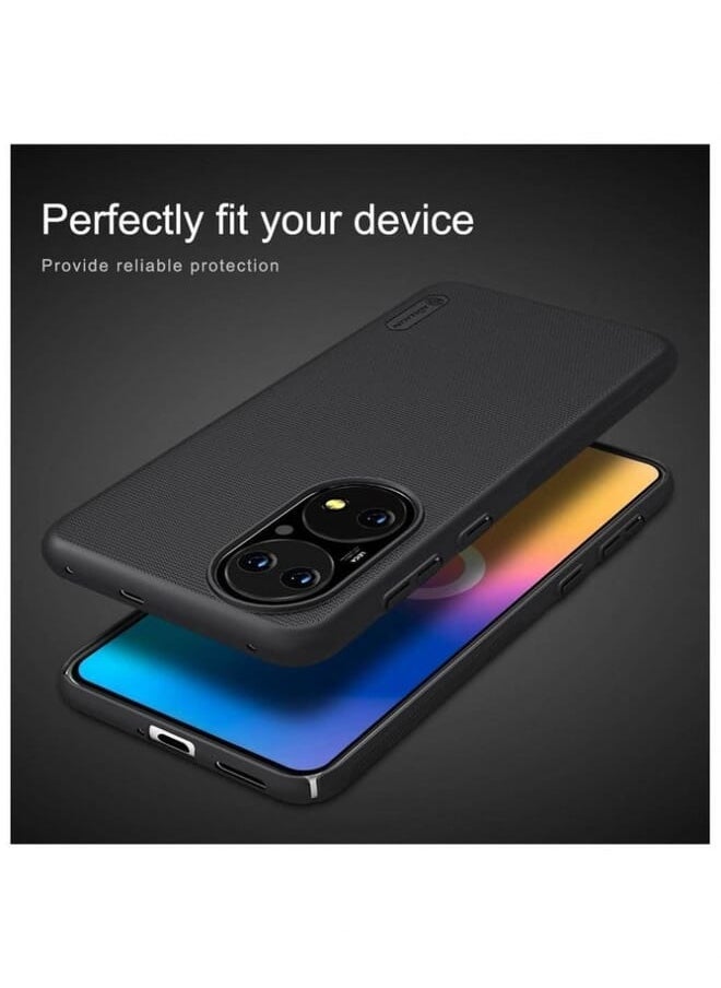 Nillkin Super Frosted Shield Hard Back Case Cover For Huawei P50 Black  - Image 3