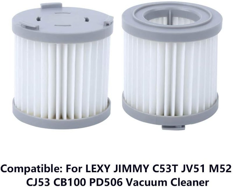 Pilipane 2Pcs Vacuum Cleaner Filter  Vacuum Filter  Strainer Replacement  Cleaner Filter Fit for LEXY JIMMY C53T JV51 M52 CJ53 CB100 PD506  Vacuum Filter  2Pcs Vacuum Cleaner Filter  StraineVacuum Filter - Image 2
