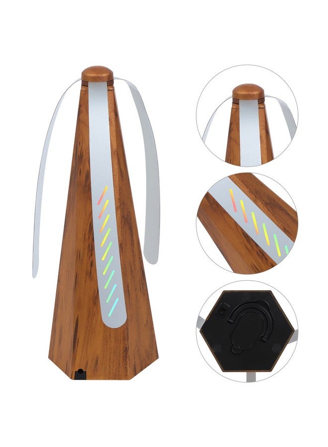 PIAOPIAONIU 3 PCS Fly Fan for Tables Fan Fly Portable Wood Grain Table Fan,for Outdoor - Image 3