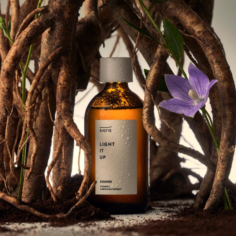 Sioris Light It Up Essener 100ml 3.38fl.oz. Ballon Flower&Broccoli Extract Skin Moist, revitalized and Luminous Korean Skincare - Image 4