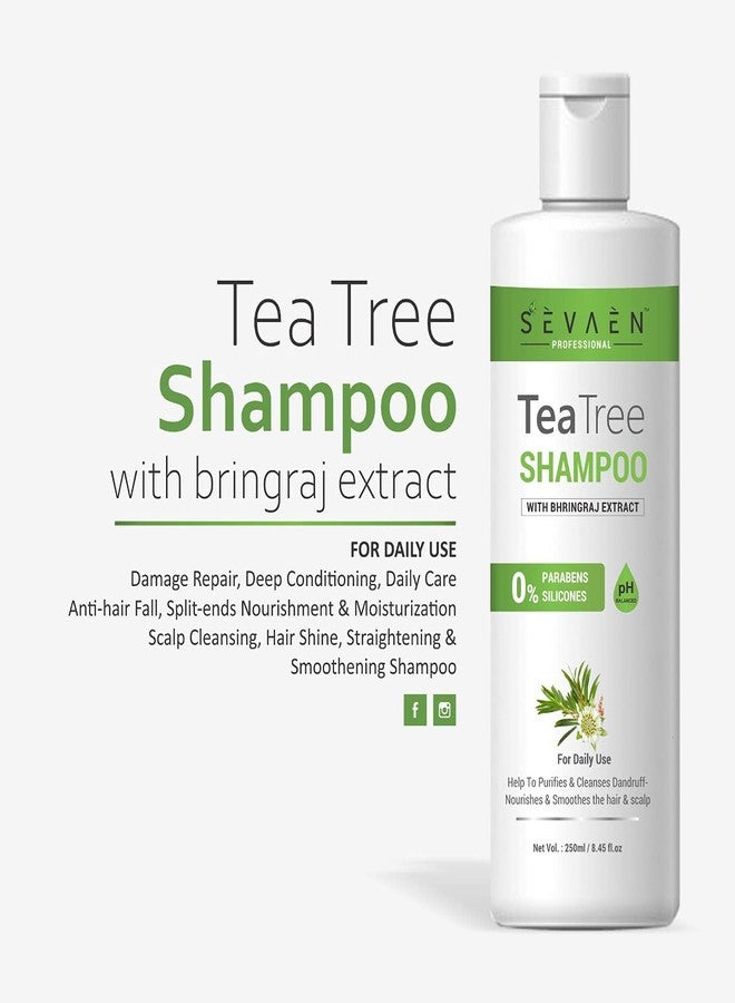 Sevaen Tea Tree Daily Shampoo and Keratin Protein Daily Conditioner (Combo 2 IN 1) For Unisex - Image 2