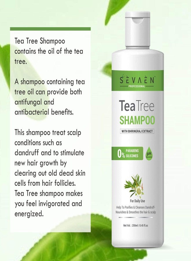 Sevaen Tea Tree Daily Shampoo and Keratin Protein Daily Conditioner (Combo 2 IN 1) For Unisex - Image 4