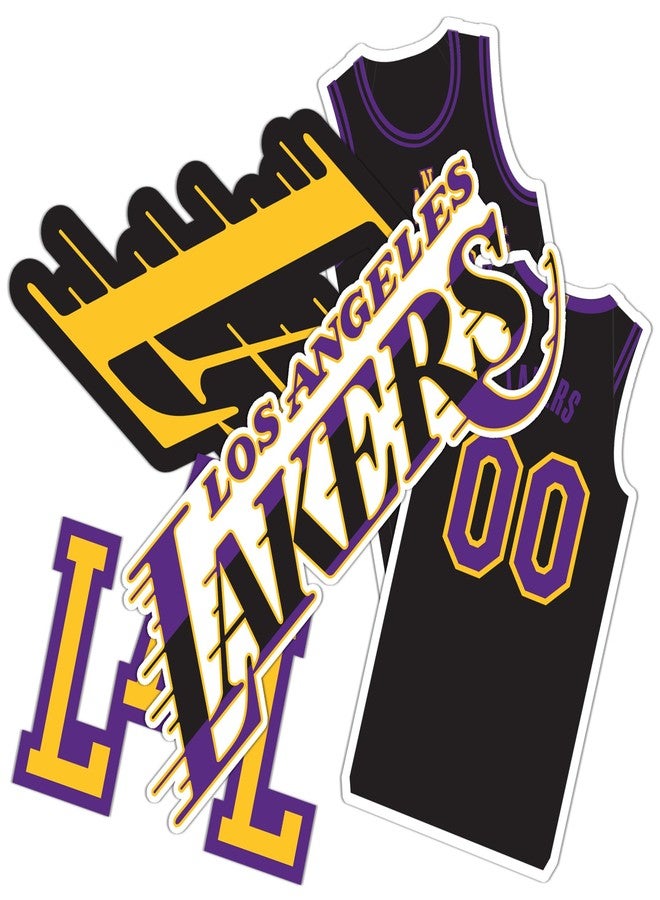 Desert Cactus LA Lakers Sticker Los Angeles Lakers NBA Officially Licensed Vinyl Decal Laptop Water Bottle Car Scrapbook (City Edition 2023) - Image 1
