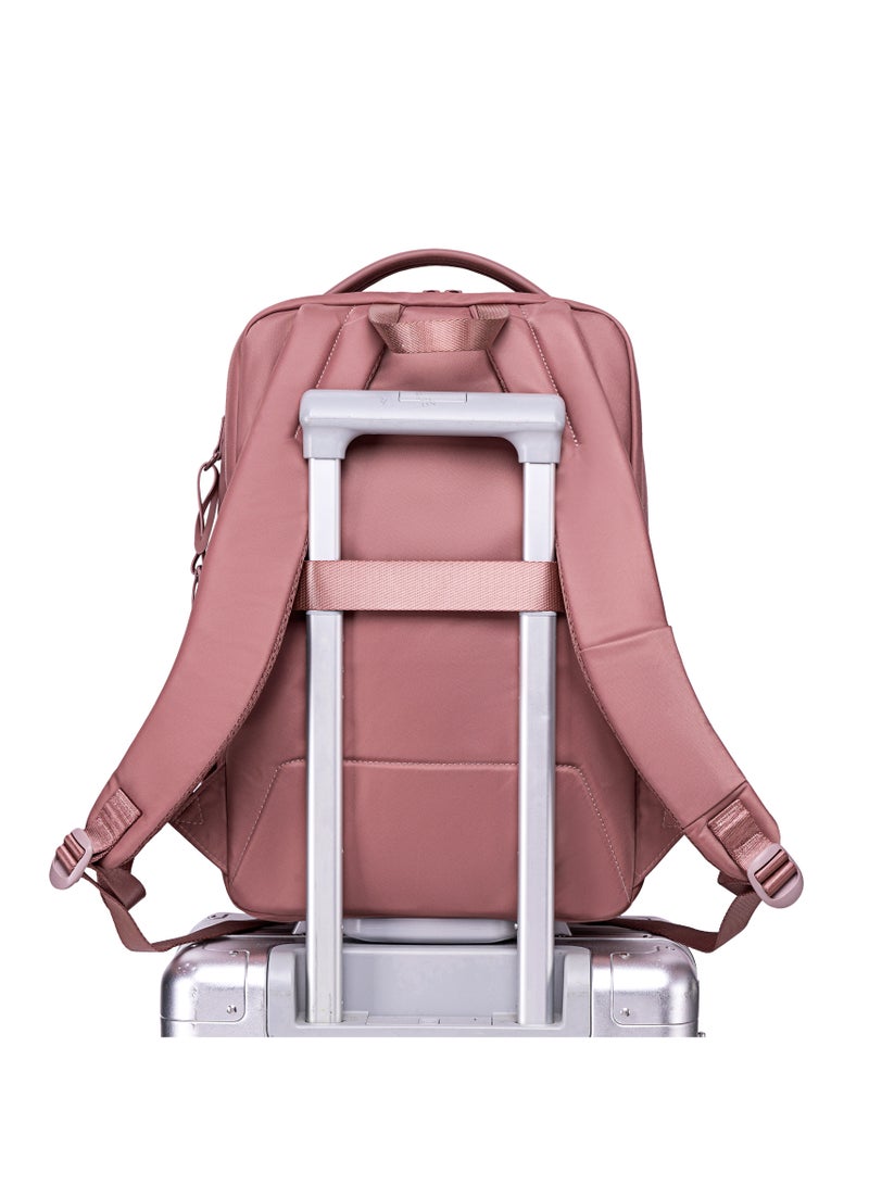 Chantria Premium Durable Water-Resistant Computer Backpack for Women Multifunctional Anti-Theft Lightweight Daypack for Casual Travel School College, CB00766- Nostalgia Rose - Image 5