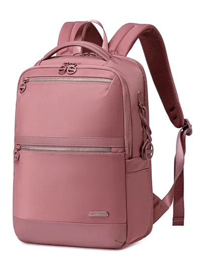 Chantria Premium Durable Water-Resistant Computer Backpack for Women Multifunctional Anti-Theft Lightweight Daypack for Casual Travel School College, CB00766- Nostalgia Rose