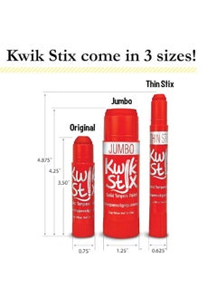 The Pencil Grip Kwik Stix Solid Tempera Paint Sticks, 12 Colors, Washable Paint Sticks for Kids, Super Quick Drying, Non-Toxic, Allergen Free, Paint Sticks in Classic Rainbow Colors, Paint for Kids and Toddlers  - Image 4