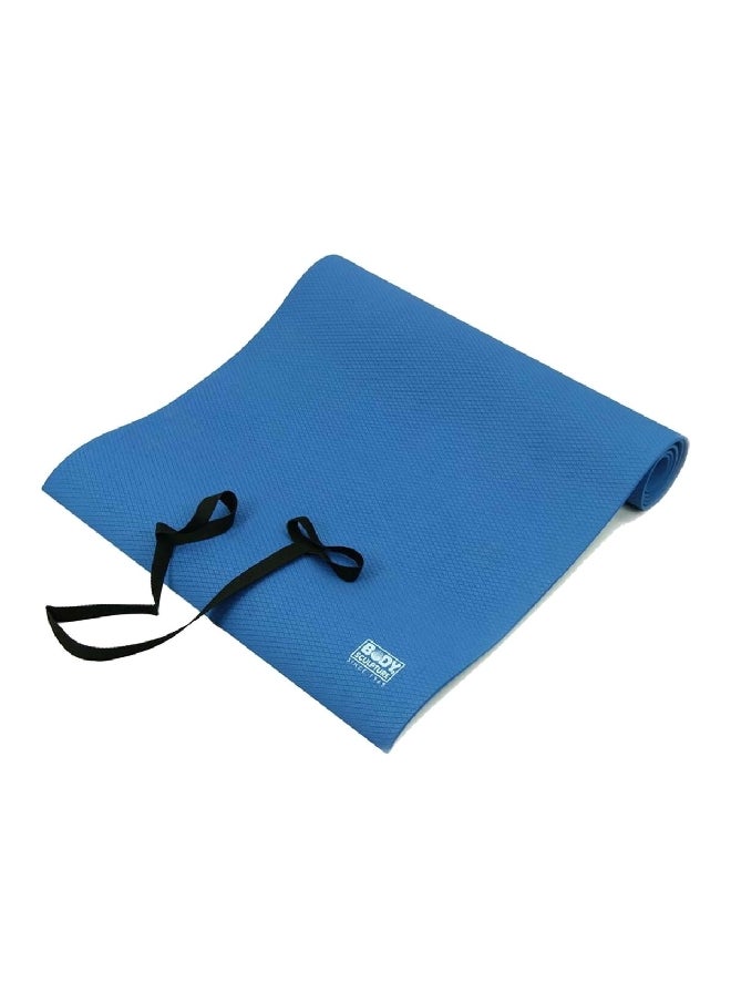 BODY SCULPTURE - High-Quality Durable Rectangular PVC Yoga Mat Blue 173 x 61 x 0.4 cm BB-8310 - Image 1