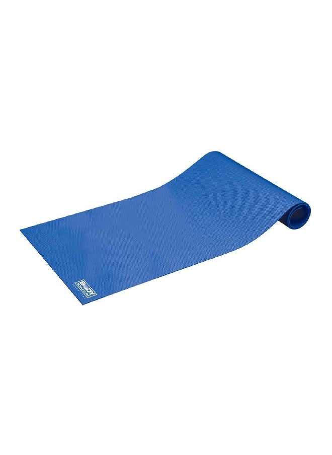 BODY SCULPTURE - High-Quality Durable Rectangular PVC Yoga Mat Blue 173 x 61 x 0.4 cm BB-8310 - Image 1