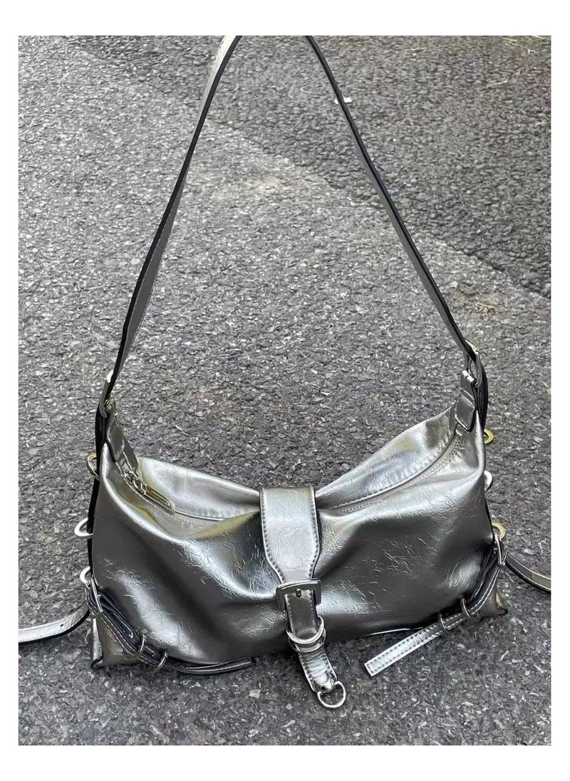 عام حقيبة كروس بودي موضة جديدة اتجاه أنيقة حقيبة الإبط المتخصصة عارضة بسيطة المرأة الهاتف المحمول حقيبة الكتف حقيبة كروس بودي - Image 1