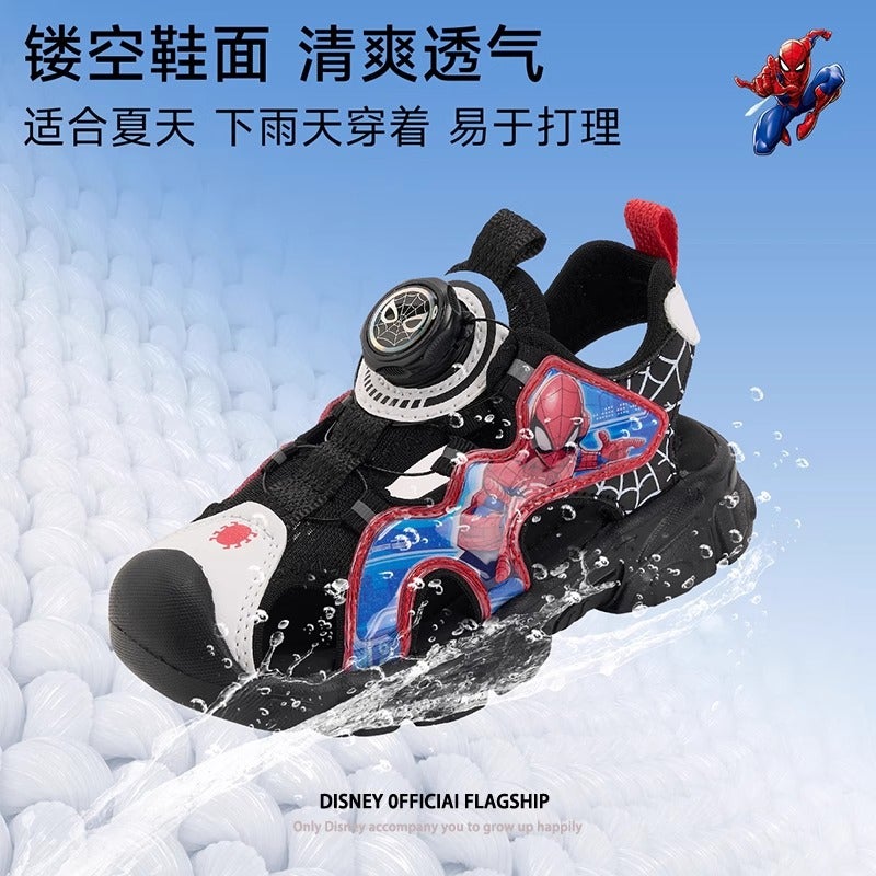Disney Spider-Man Joint Boys Sandals Summer Baotou Children'S Shoes Swivel Button Sports Beach Shoes - Image 4