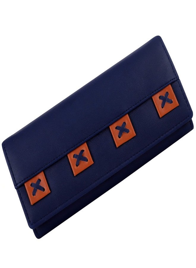 ALSU Women's Blue Hand Wallet Clutch_jln-007blu - Image 2