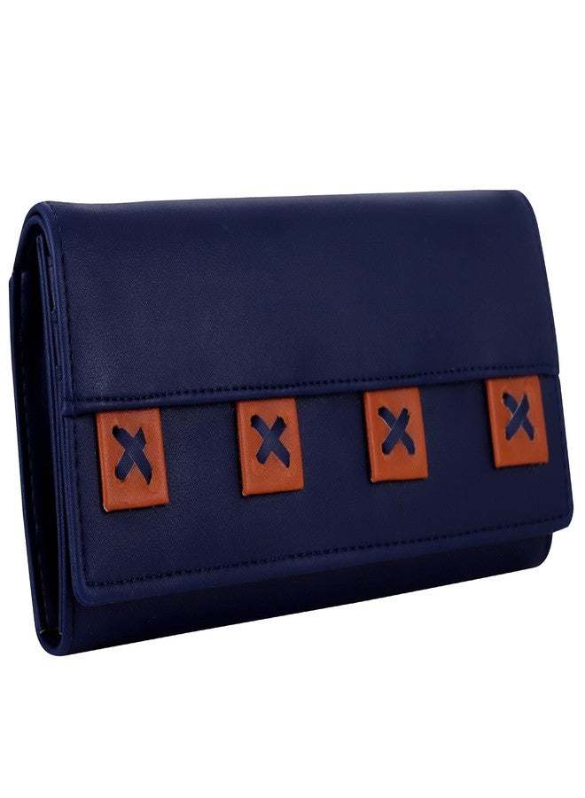 ALSU Women's Blue Hand Wallet Clutch_jln-007blu - Image 1