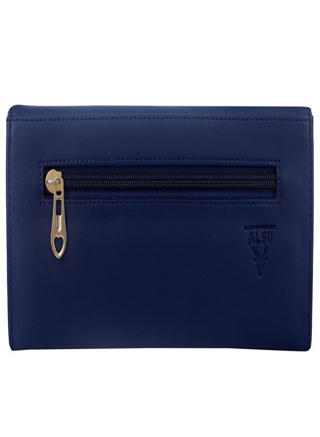 ALSU Women's Blue Hand Wallet Clutch_jln-007blu - Image 3