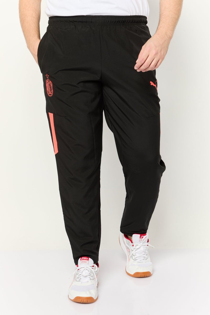 PUMA سروال رياضي للرجال مع حبل سحب للتدريب، أسود - Image 1