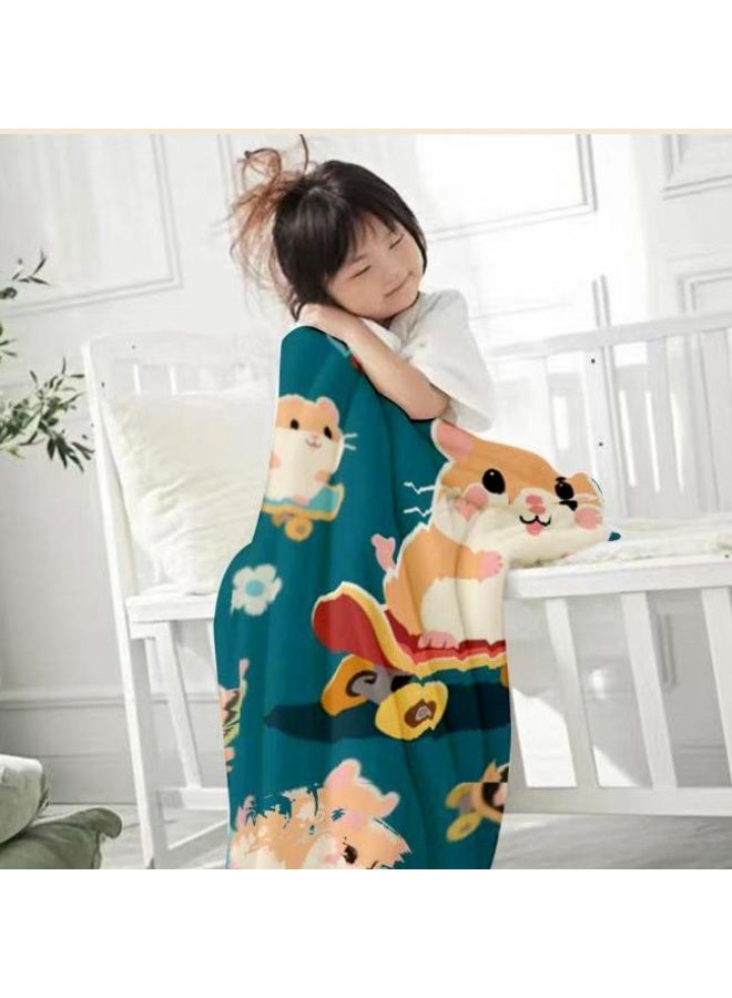 عام بطانية رقيقة من الفانيلا الكرتونية للأطفال أو الطلاب (دافئة ومريحة ومناسبة للنوم والألعاب) 100 سم * 150 سم - 712 - Image 4